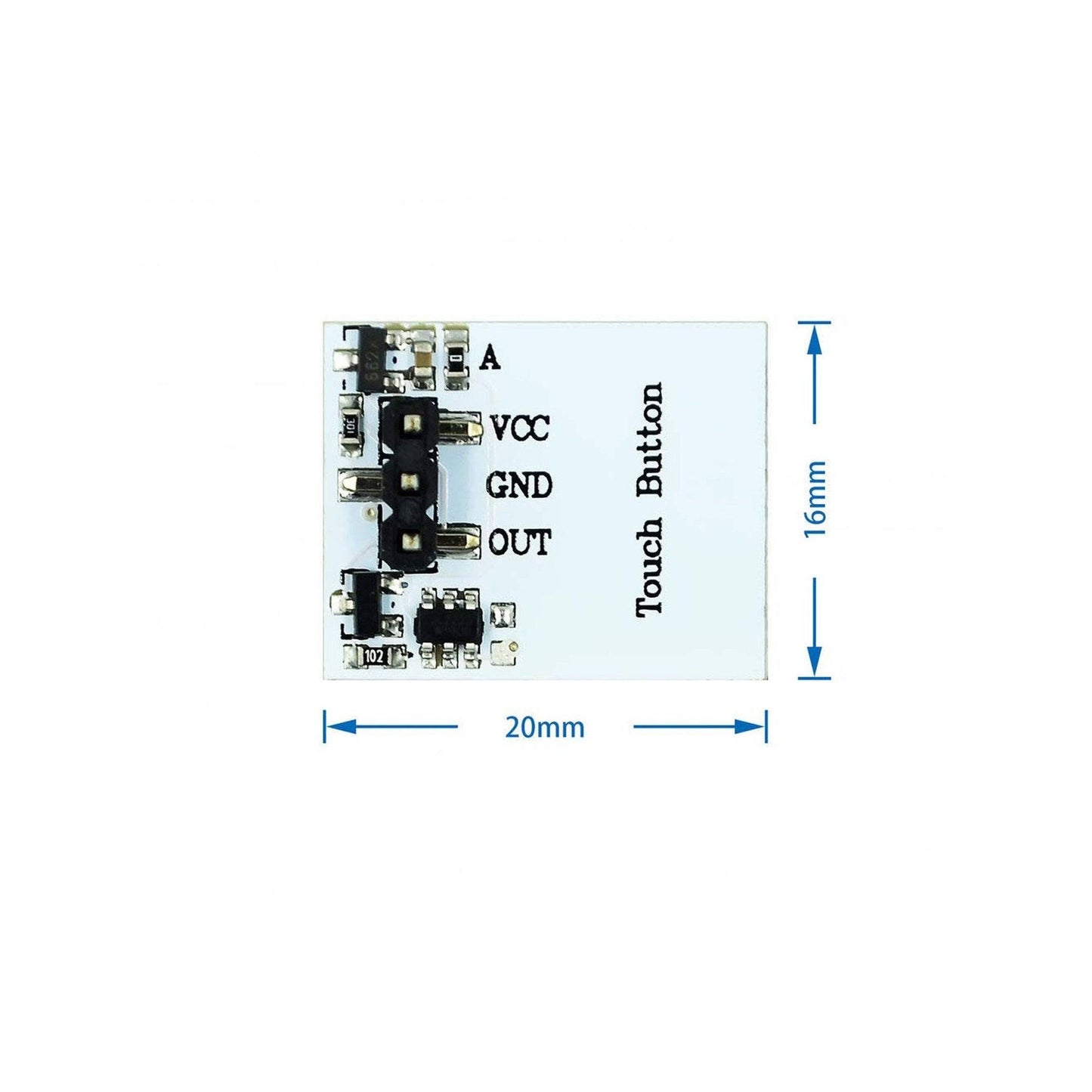 Green HTTM Capacitive Touch Button Sensor Module