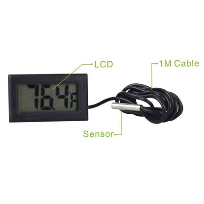 LCD Electronic Fish Tank Water Thermometer Detector