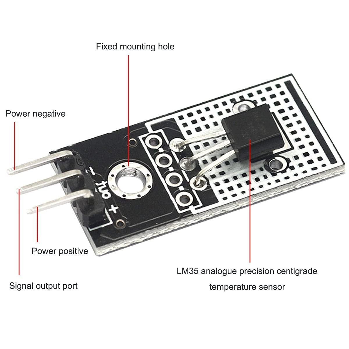 LM35D Analog Temperature Sensor Module