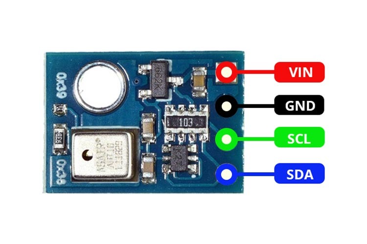 AHT10 High Precision Digital Temperature and Humidity Measurement Module