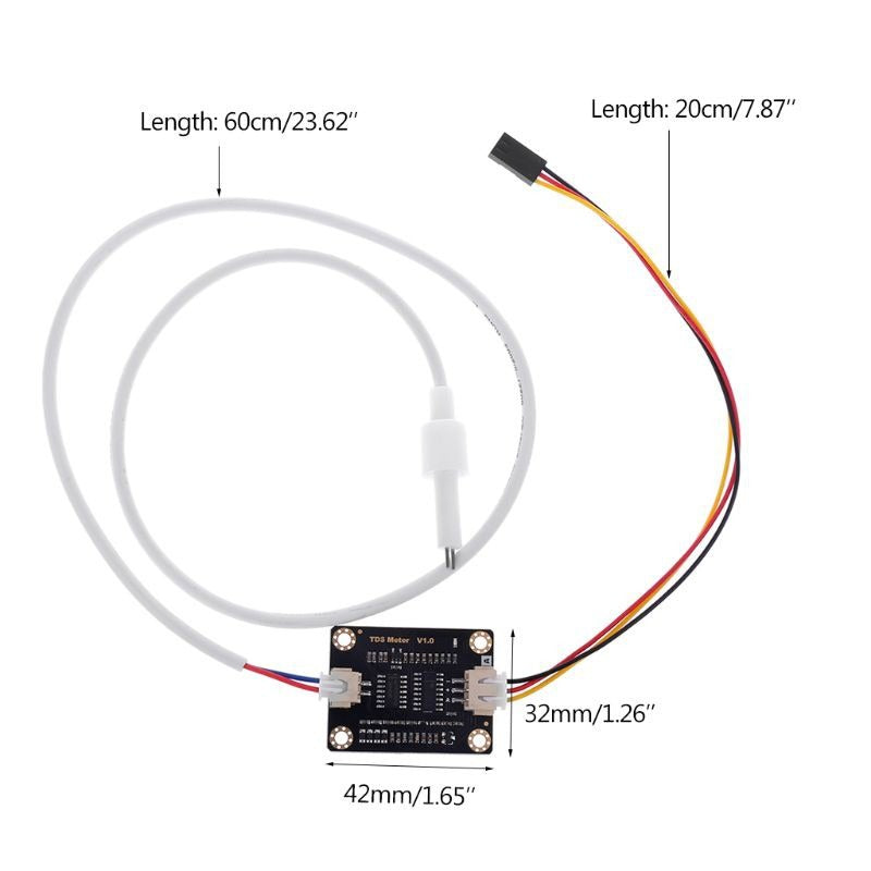 TDS Sensor Kit: Analog Water Conductivity Module