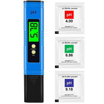 Blue pH02 Digital LCD pH Meter Pen of Tester Range 0.00-14.00