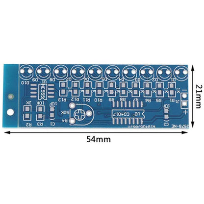 DIY Kit: NE555 + CD4017 Water Flowing Light LED Module