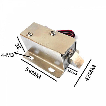 12V DC Cabinet Door Lock Electric Lock Assembly Solenoid