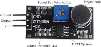 LM393 Digital Sound Detection Sensor Module