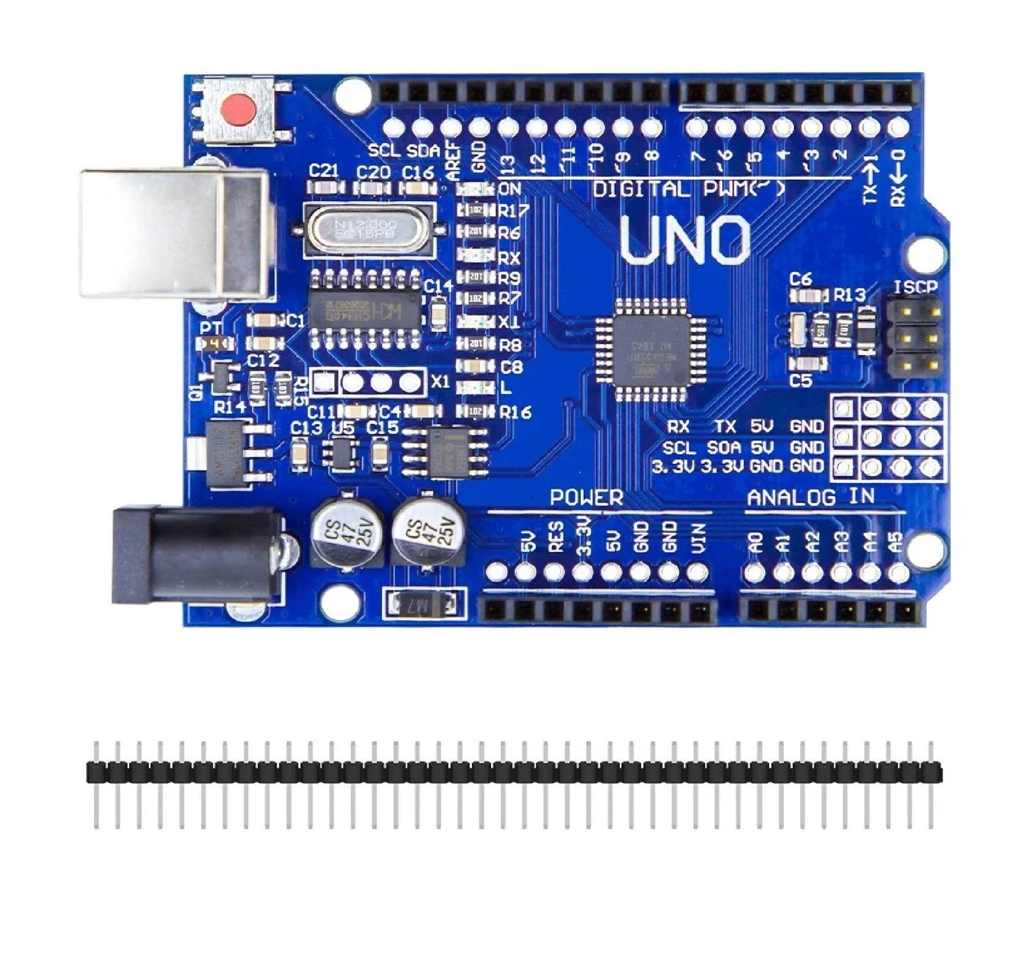 Uno R3 CH340G ATMega328P Development Board Compatible with Arduino