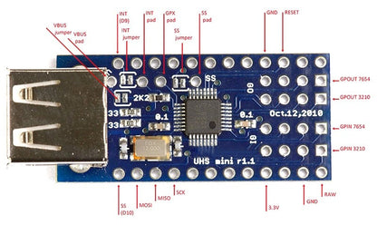 MINI USB Host Shield 2.0 ADK for Arduino