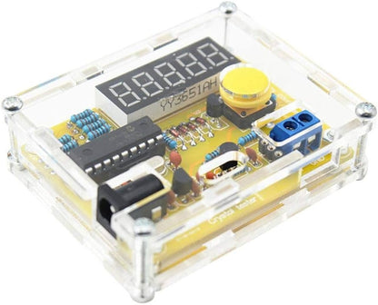 DIY Frequency Tester 1Hz-50MHz Crystal Counter Meter With Case Kit