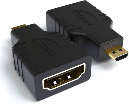 Micro HDMI Male to HDMI Female Adapter for Pi4