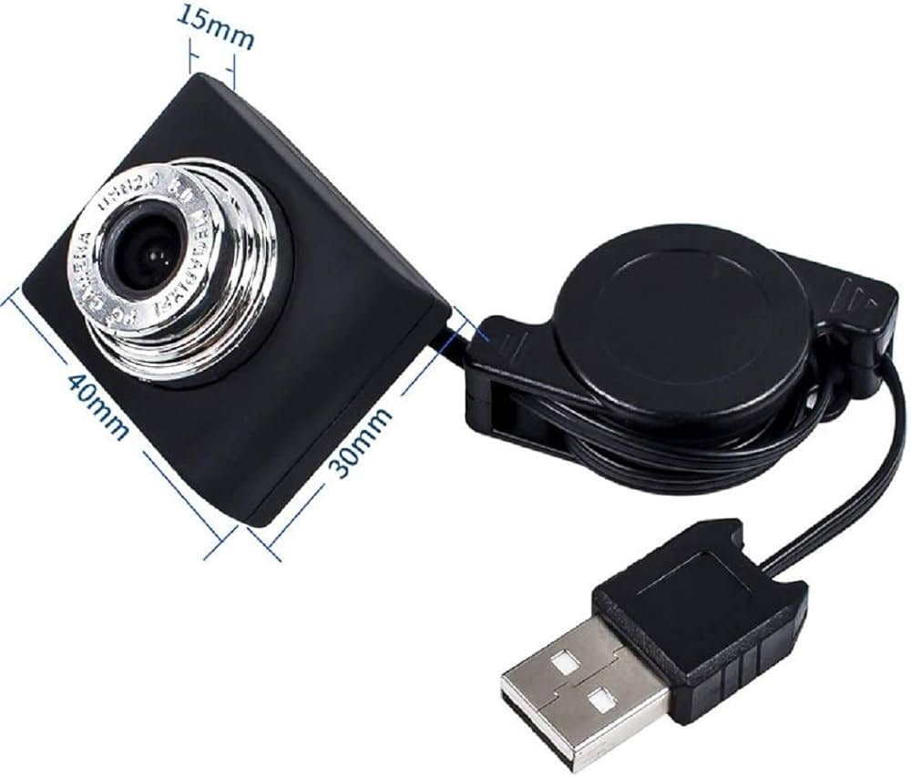 1/4 Cmos 640X480 USB Camera with Collapsible Cable for Raspberry Pi