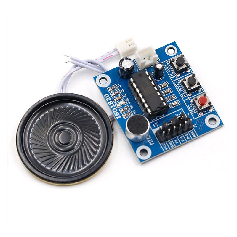 ISD1820 Recording Module Voice Board With On Board Mic and Loudspeaker