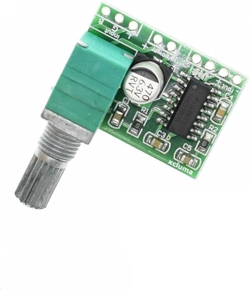 PAM8403 Mini 5V Audio Amplifier Board with Switch Potentiometer