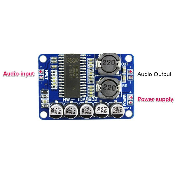 TDA8932 Digital Power Amplifier Board 35W Mono Low Power Consumption Module