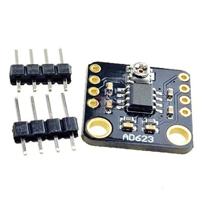 High Accuracy AD623 Programmable Gain Digital DC Instrument Amplifier Board Module