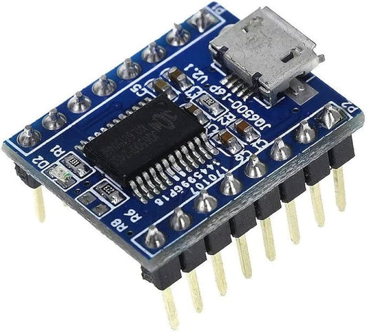 JQ6500 Voice Module MP3 Module with MCU Serial Port Control, Broadcast One-on-One, 5-Way Control Music IC, 16Mbit