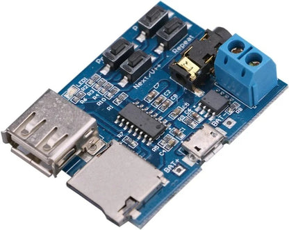 Non-Destructive MP3 Decoding Board with Self-Powered TF Card U Disk Decoded Player Module