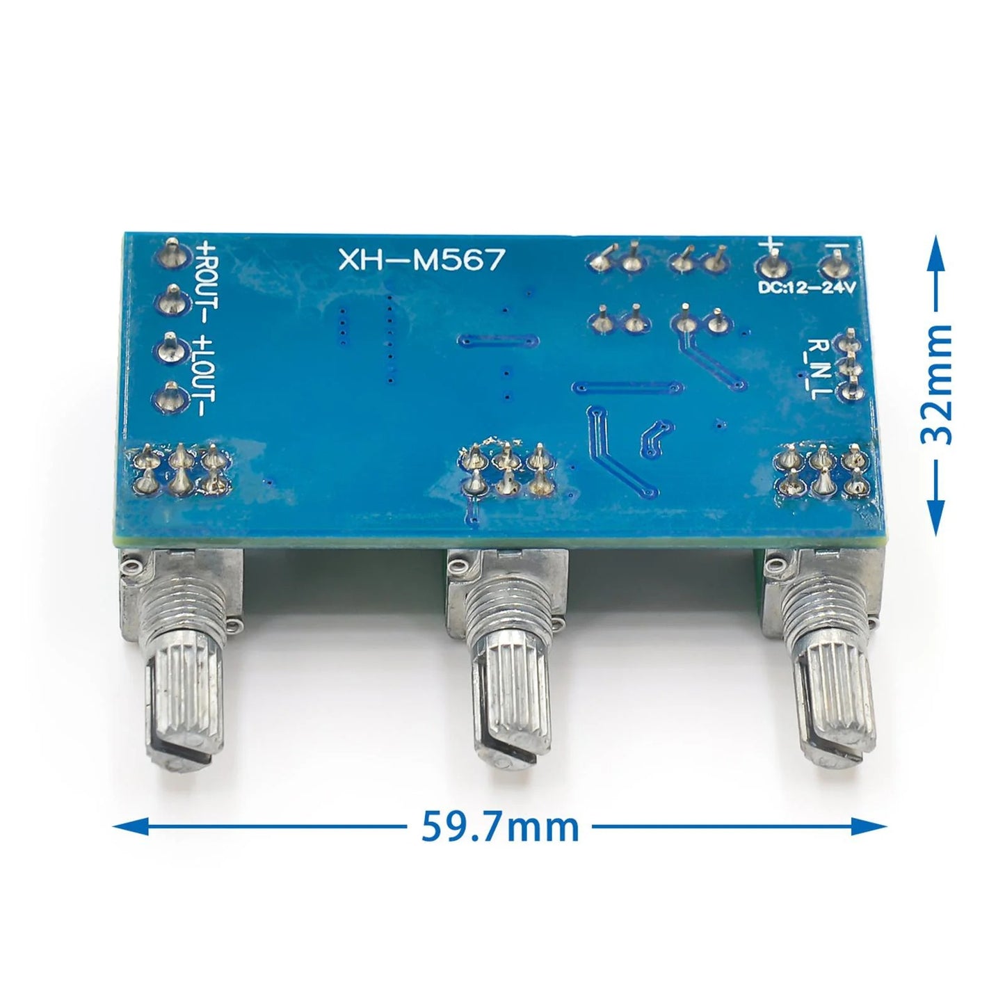 XH-M567 TPA3116D2 12 to 24V DC Dual Channel 2 x 80W Audio Power Amplifier Module