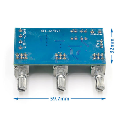 XH-M567 TPA3116D2 12 to 24V DC Dual Channel 2 x 80W Audio Power Amplifier Module