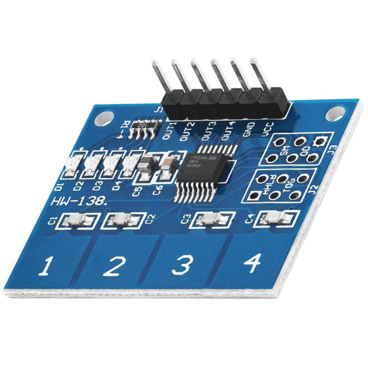 TTP224 4-Channel Capacitive Touch Switch Sensor Module