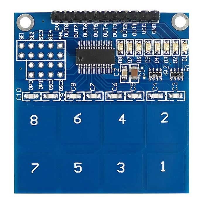 TTP226 8-Channel Capacitive Touch Switch Sensor Module