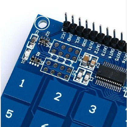 TTP229 4 - 4 Keyboard 16-Channel Capacitive Touch PAD Switch Sensing Detector Module