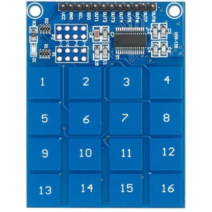 TTP229 4 - 4 Keyboard 16-Channel Capacitive Touch PAD Switch Sensing Detector Module