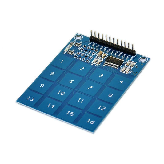 TTP229 4 - 4 Keyboard 16-Channel Capacitive Touch PAD Switch Sensing Detector Module