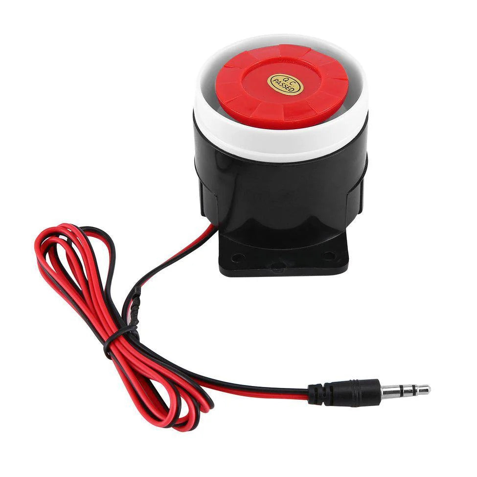 DC 12V Wired Mini Horn Siren Home Security Sound Alarm System 120DB Anti-theft Speaker Buzzer