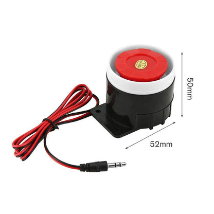 DC 12V Wired Mini Horn Siren Home Security Sound Alarm System 120DB Anti-theft Speaker Buzzer