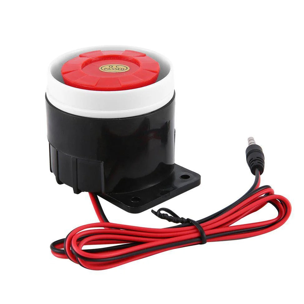 DC 12V Wired Mini Horn Siren Home Security Sound Alarm System 120DB Anti-theft Speaker Buzzer