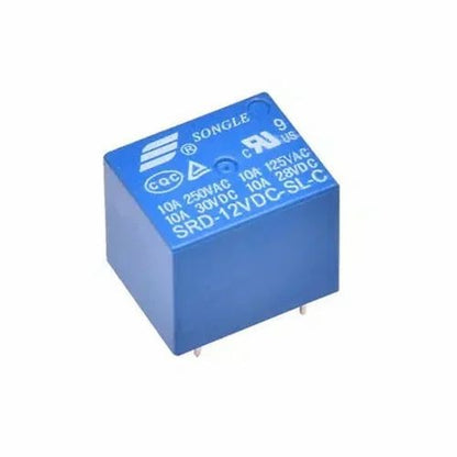 12V 10A PCB Mount Sugar Cube Relay – SPDT