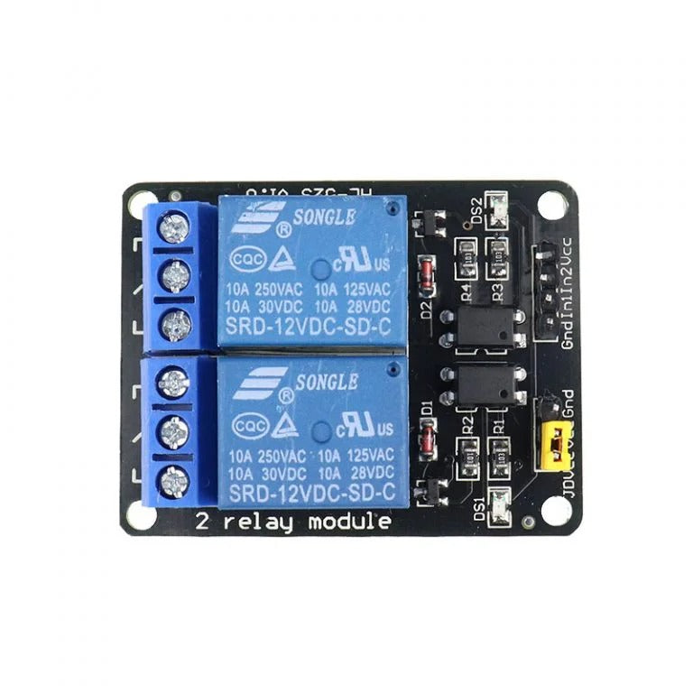 2 Channel 12V Relay Module with Optocoupler