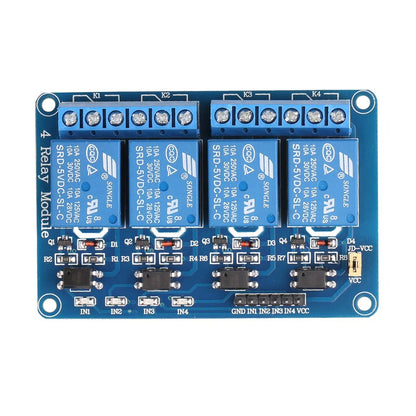 5V 10A 4-Channel Optocoupler Relay Board Module