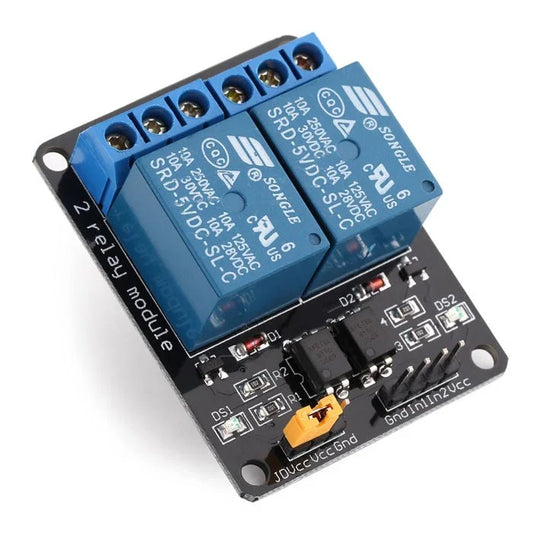 5V 10A Dual Channel Opto-Coupler Relay Module