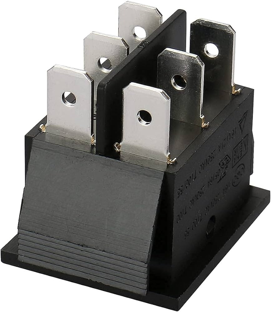 DPDT Rocker Momentary Switch for Robot Remote