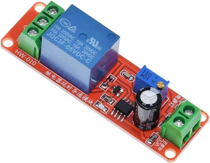 NE555 Delay Timer Switch Adjustable 0-10 Sec 12V Relay Module