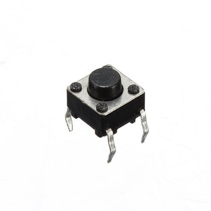 Tactile Push Button Switch 4 Pin 6x6x5 (Pack of 10)