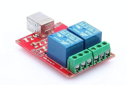 5V 2 Channel USB PC Intelligent Control Relay Module