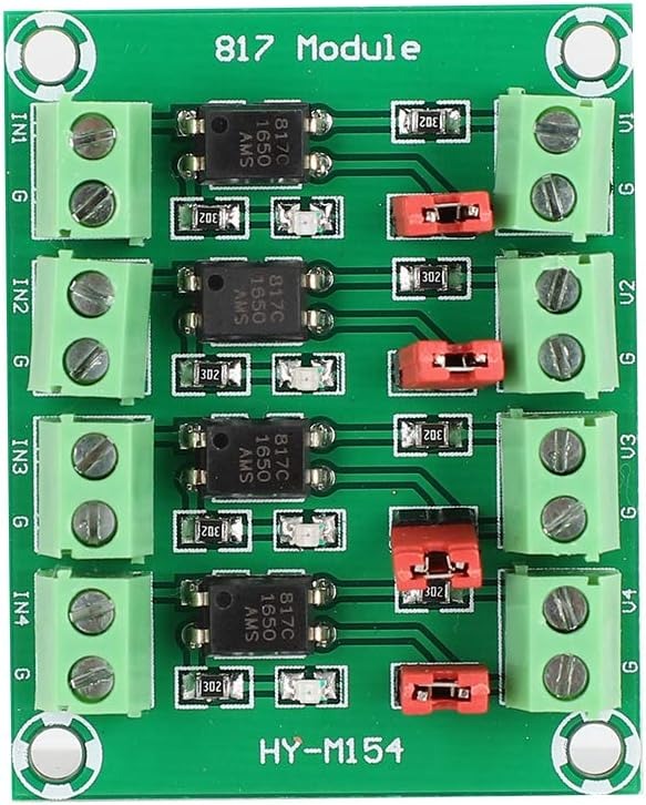 PC817 4 Channel Optocoupler Isolation Module