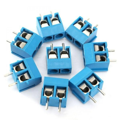 2 Pin 5.08mm Pitch Screw Terminal Connectors – 5 Pcs