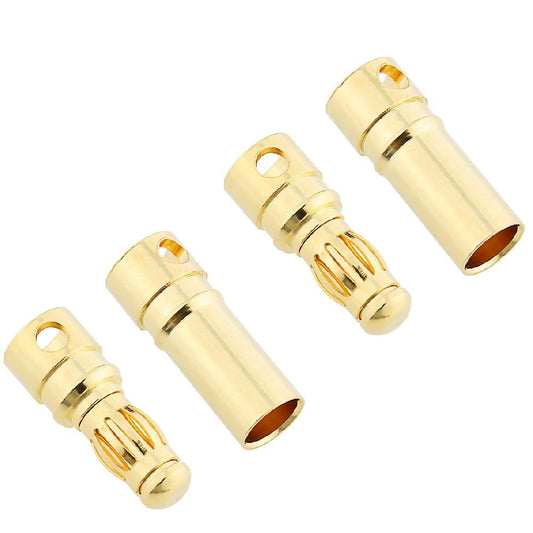 4mm Gold Connector Male-Female Pairs