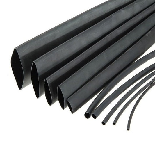 Heat Shrink Sleeve 10mm Black 1meter Industrial Grade (HST)