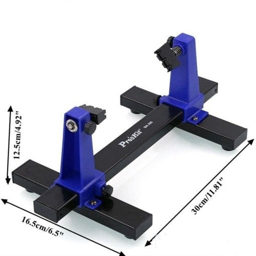 SN390 Adjustable Printed Circuit Board Holder Frame PCB Soldering Assembly Stand Clamp