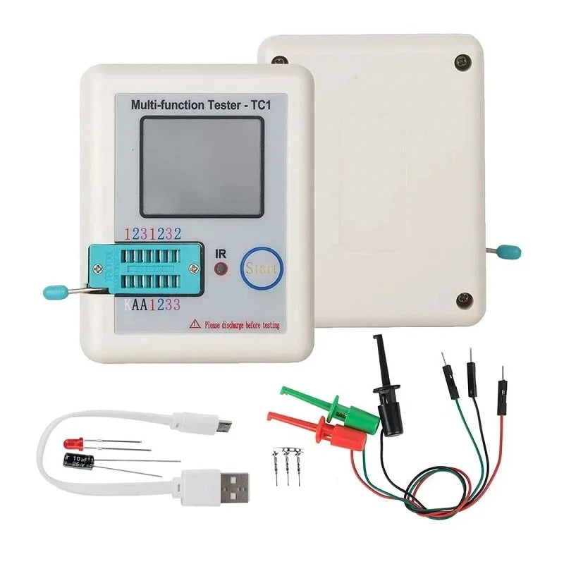 LCR-TC1 Full-Color Multifunction Transistor Tester (Without Battery)