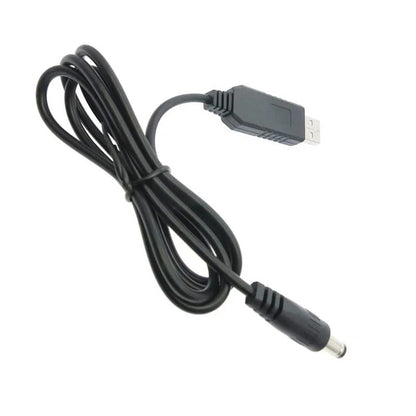 5V 2A to 12V 1A DC-DC USB Booster Cable Step Up Adapter Cable 2.1 - 5.5mm Plug