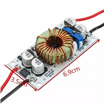 High Power Boost 250W Led Driver / Charger Module 6A Input 8.5V-48V Output 10-50v Aluminium Substrate