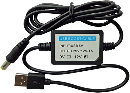 USB Power DC 5V 1A to DC 12V Step Up Module USB Booster Converter Adapter Cable 2.1 - 5.5mm Plug