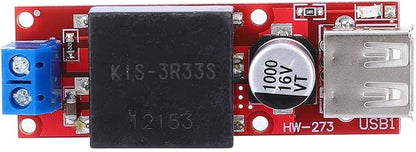 KIS3R33S 7V-24V To 5V 3A USB Output DC-DC Step-Down Converter Module