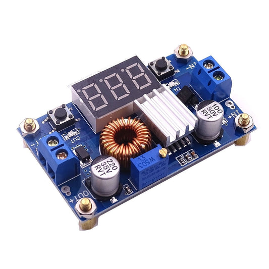 XL4015 5A 75W Step Down DC-DC Converter Adjustable Module with Voltmeter