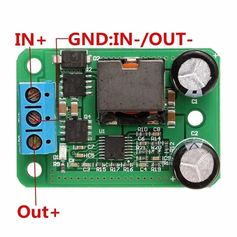 DC-DC Step-Down Buck Converter Power Supply Module 24V 12V 9V to 5V 5A 25W Replace LM2596S